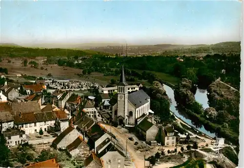 AK / Ansichtskarte  Grosbliederstroff_57_Moselle Vue aerienne avec l'Eglise