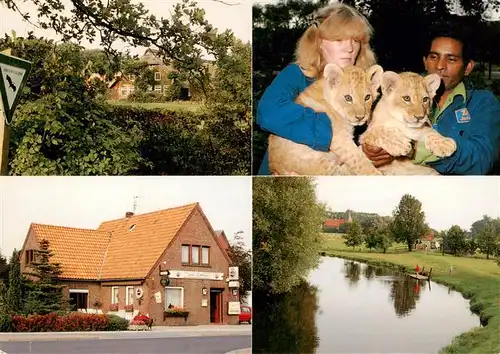 AK / Ansichtskarte 73951914 Jaderberg_Jade Brauerei Haschen Tiger vom Zoo Jaderberg Gaststaette Zollhaus Jadepartie