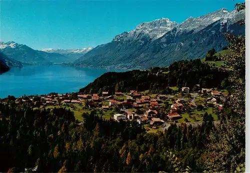 AK / Ansichtskarte  Schwanden_Brienz Brienzersee und Brienzergrat