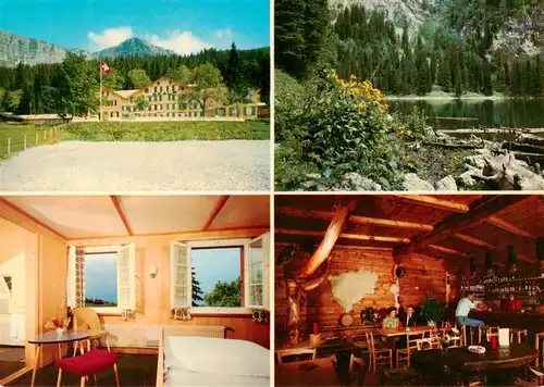 AK / Ansichtskarte  Brienz_Brienzersee_BE Hotel Kurhaus Axalp Zimmer Gastraum Bergsee