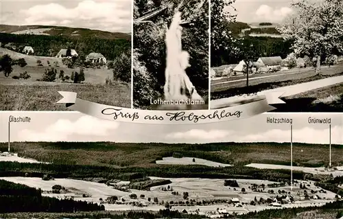 AK / Ansichtskarte  Holzschlag_Bonndorf Panorama Hoehenluftkurort im Schwarzwald Lothenbachklamm