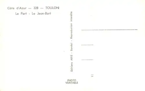 AK / Ansichtskarte  Toulon-sur-Mer_83_Var Le Port et le Jean-Bart Cuirassé de la Marine