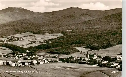 AK / Ansichtskarte 73952021 Lam_Oberpfalz Panorama mit Arber