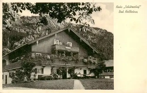 AK / Ansichtskarte  Bad_Heilbrunn Haus Schuetzerhof