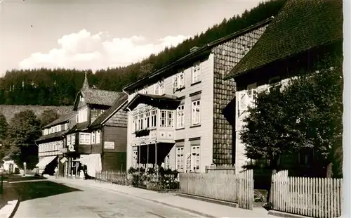 AK / Ansichtskarte 73952060 Wildemann_Harz Bohlweg Pension Hennecke