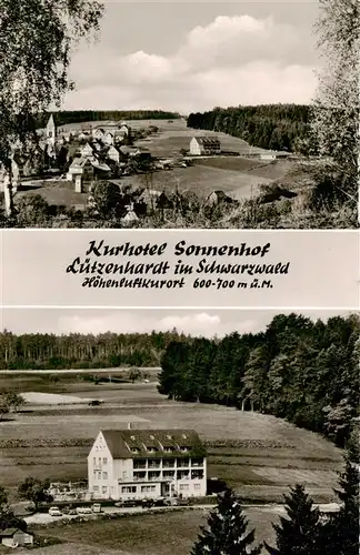 AK / Ansichtskarte  Luetzenhardt_Waldachtal_BW Kurhotel Sonnenhof Panorama Schwarzwald