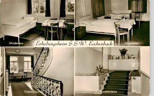 AK / Ansichtskarte 73952083 Eschenbach__Hersbruck_Bayern Erholungsheim S.S.W. Schlafzimmer Treppenaufgang