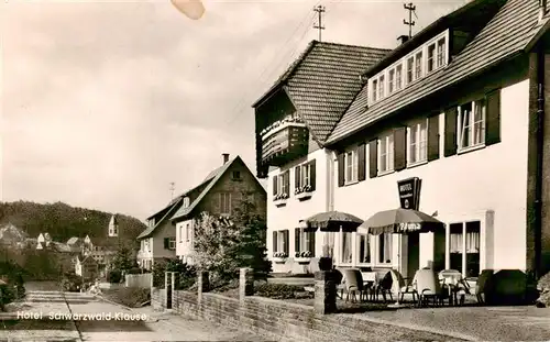 AK / Ansichtskarte  Luetzenhardt_Waldachtal_BW Hotel Restaurant Zur Schwarzwaldklause