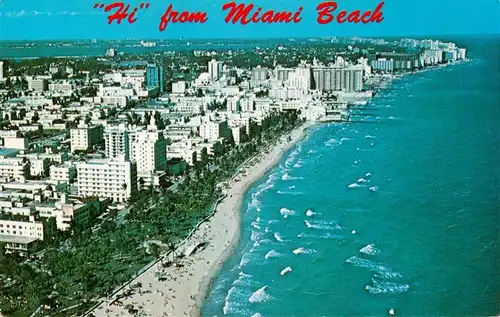 AK / Ansichtskarte 73952096 Miami_Beach Fliegeraufnahme