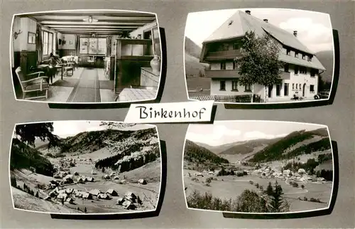 AK / Ansichtskarte 73952101 Menzenschwand Pension Birkenhof Gastraum Panorama