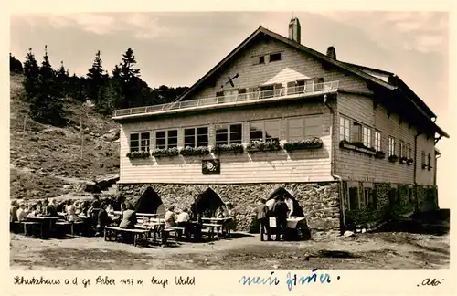 AK / Ansichtskarte  Arberschutzhaus_1456m_Bayerisch_Eisenstein Ansicht
