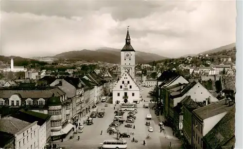 AK / Ansichtskarte  Deggendorf_Donau Ortsansicht Marktplatz