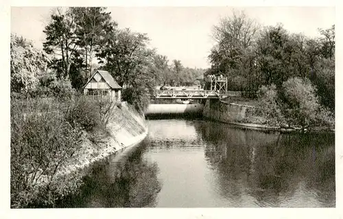 AK / Ansichtskarte  Schweinfurt_Main Trommelwehr an der Boeckleininsel