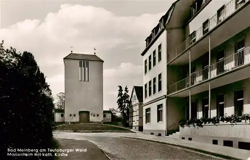 AK / Ansichtskarte  Bad_Meinberg Marienheim mit kath Kirche