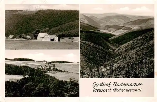 AK / Ansichtskarte  Weuspert Gasthof Pension Jos Rademacher