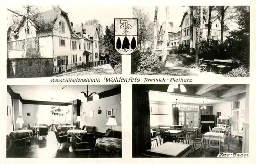 AK / Ansichtskarte 73952171 Tambach-Dietharz Rehabilitationsklinik Waldenfels Teilansichten