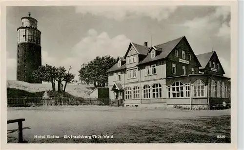 AK / Ansichtskarte  Grosser_Inselsberg_Brotterode_Thueringen Berghotel Gotha