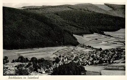 AK / Ansichtskarte  Bruchhausen_Sauerland Fliegeraufnahme