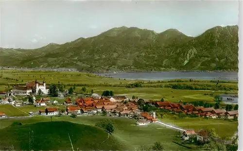 AK / Ansichtskarte 73952191 Schlehdorf_Kochelsee Fliegeraufnahme mit Rabenkopf