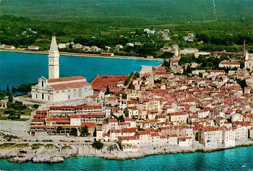 AK / Ansichtskarte  Rovinj_Rovigno_Istrien_Croatia Fliegeraufnahme