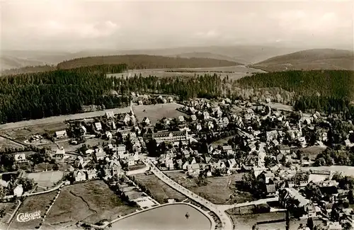 AK / Ansichtskarte 73952236 Hahnenklee-Bockswiese_Harz Fliegeraufnahme