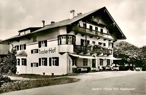 AK / Ansichtskarte 73952258 Niederndorf_Tirol_AT Gasthof Tiroler Hof