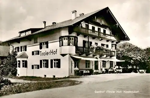 AK / Ansichtskarte  Niederndorf_Tirol_AT Gasthof Tiroler Hof