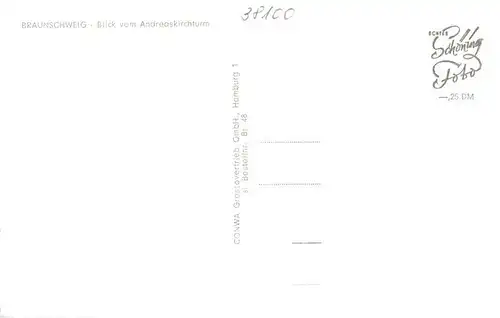AK / Ansichtskarte  Braunschweig Blick vom Andreaskirchturm