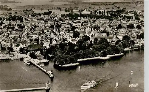 AK / Ansichtskarte  KONSTANZ_Bodensee_BW Fliegeraufnahme