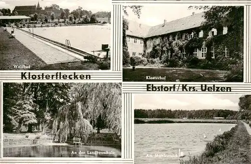 AK / Ansichtskarte 73952293 Ebstorf Waldbad Klosterhof An der Landbauschule Am Muehlenteich