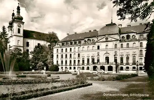 AK / Ansichtskarte  Donaueschingen Schlosspartie