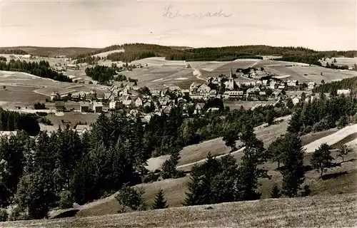 AK / Ansichtskarte  Schonach_Schwarzwald Panorama