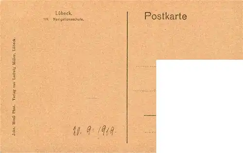 AK / Ansichtskarte  LueBECK Navigationsschule