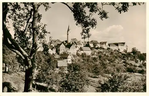 AK / Ansichtskarte  Kirchberg_Jagst Panorama Schloss