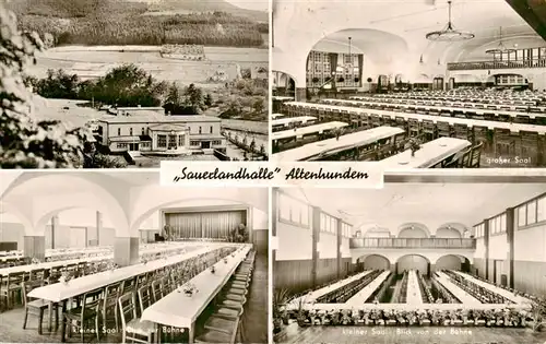 AK / Ansichtskarte  Altenhundem Sauerlandhalle Gr Saal Kl Saal 