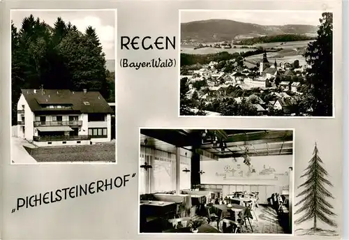 AK / Ansichtskarte 73952412 Regen_Bayern Pichelsteinerhof Cafe Restaurant Panorama Gastraum