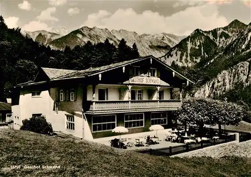 AK / Ansichtskarte  OBERSTDORF Gasthof Schwand