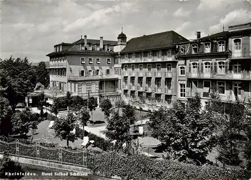 AK / Ansichtskarte  Rheinfelden_AG Hotel Solbad Schuetzen