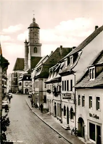 AK / Ansichtskarte 73952502 Volkach Ortspartie mit Kirche