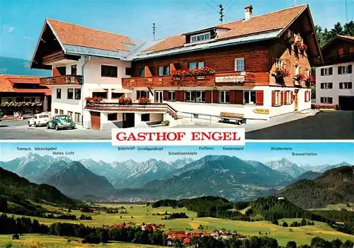 AK / Ansichtskarte 73952513 Schoellang_Oberstdorf Gasthof Engel Panorama