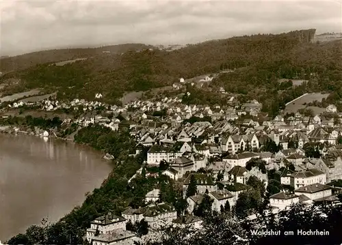 AK / Ansichtskarte  Waldshut-Tiengen Partie am Hochrhein Fliegeraufnahme