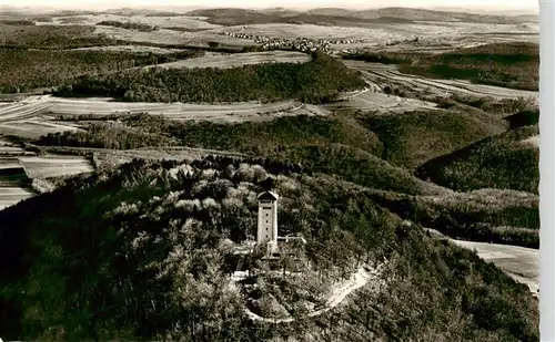 AK / Ansichtskarte  Goenningen Rossbergturm Wanderheim des Schwaebischen Albvereins