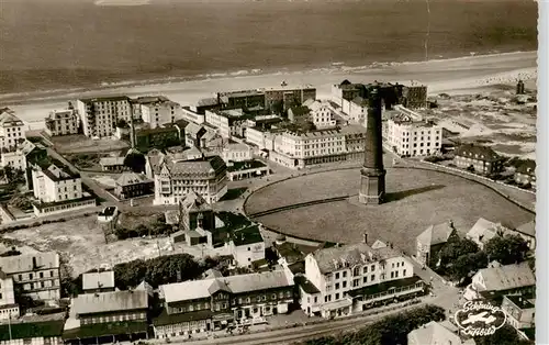 AK / Ansichtskarte  Borkum_Nordseebad Fliegeraufnahme