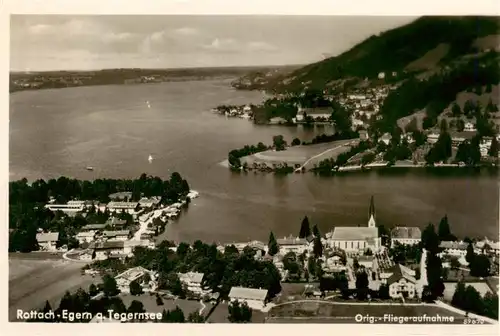 AK / Ansichtskarte 73952626 Rottach-Egern_Tegernsee Original Fliegeraufnahme