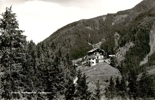 AK / Ansichtskarte 73952644 Krimml_1076m_Pinzgau_AT Panorama Blick zum Alpengasthof Falkenstein