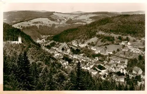 AK / Ansichtskarte  Triberg Panorama Blick zum Hohnen