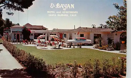 AK / Ansichtskarte 73952655 Santa_Barbara__California_USA Motel und Apartments El Bayan