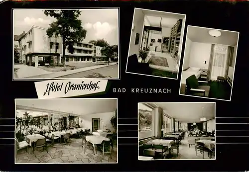 AK / Ansichtskarte  BAD_KREUZNACH Hotel Oranienhof Gastraeume Zimmer