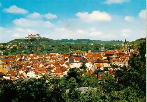 AK / Ansichtskarte  Coburg_Bayern Panorama mit Veste