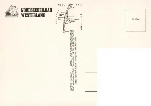 AK / Ansichtskarte  Westerland_Sylt Fliegeraufnahme